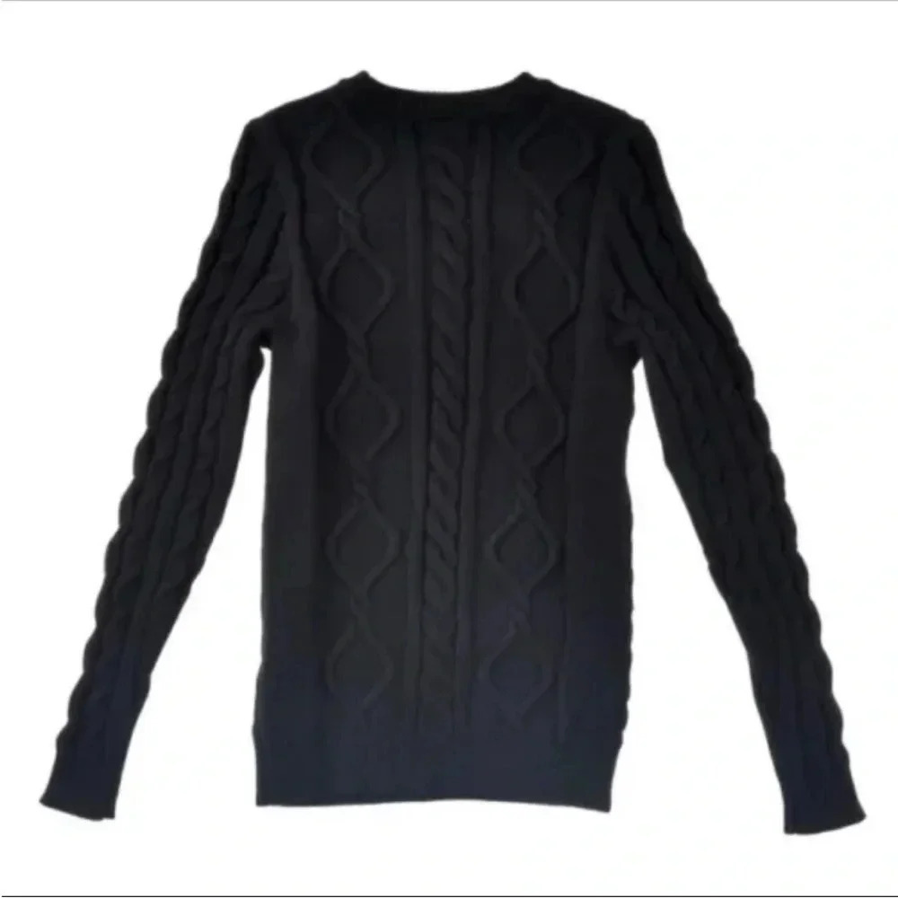 Disney Parks x Marvel Avengers Black Panther Cable Knit Sweater | Size S - Picture 5 of 9